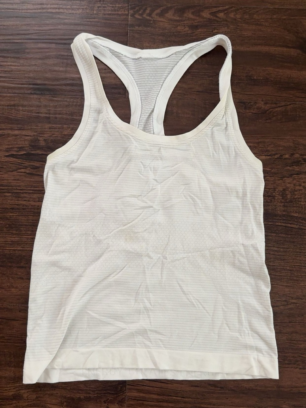 lululemon athletica White Racerback Tank